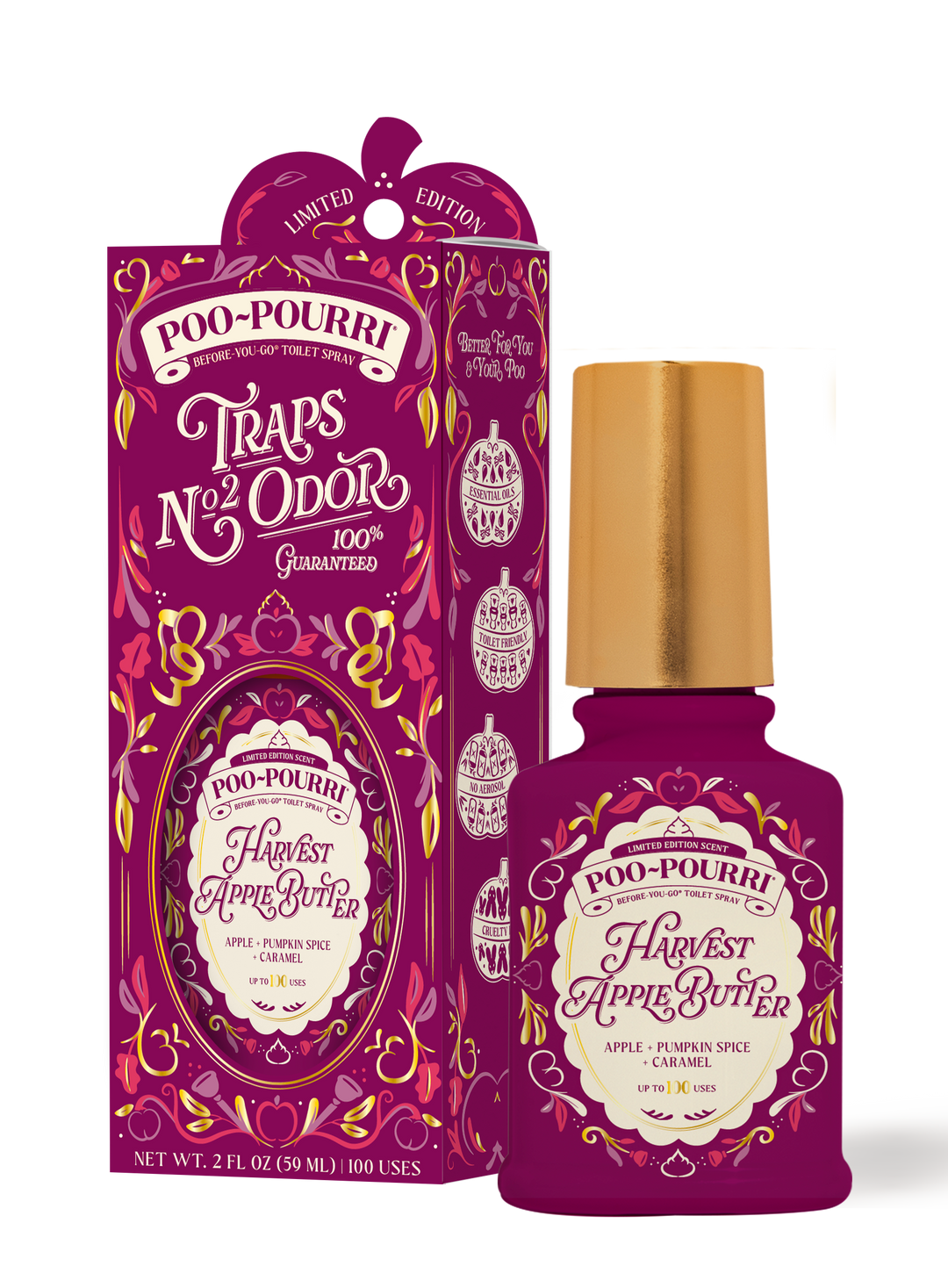 Poo~Pourri Harvest Apple Butter 2oz | Fall Collection