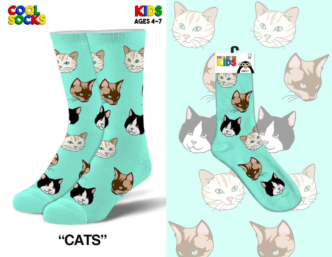 Cats 4-7 Socks - Kids