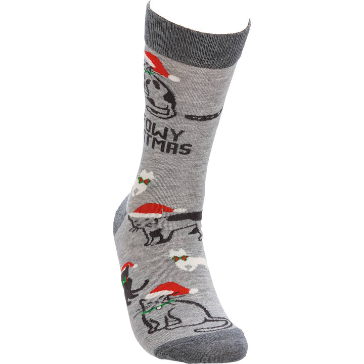 Meowy Christmas Socks