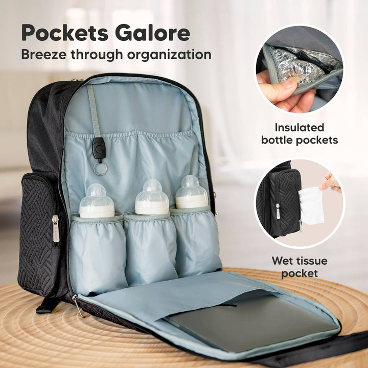 Bree Diaper Bag Backpack with Changing Pad