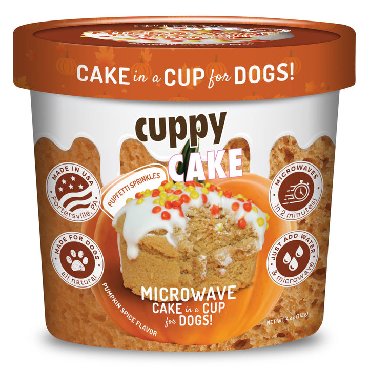 Cuppy Cake - Microwave Dog Birthday Cake in A Cup - Pumpkin