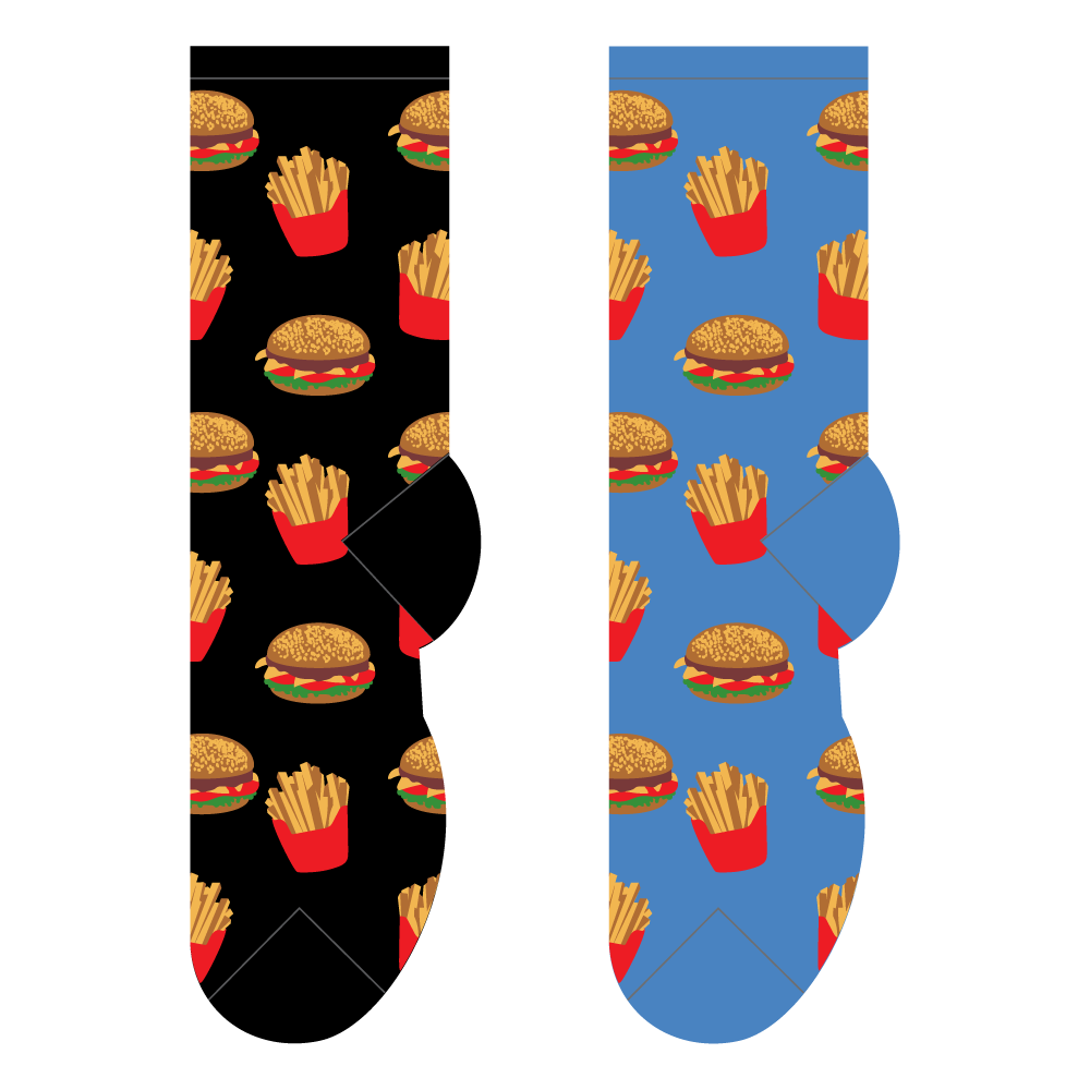 Burgers & Fries Socks