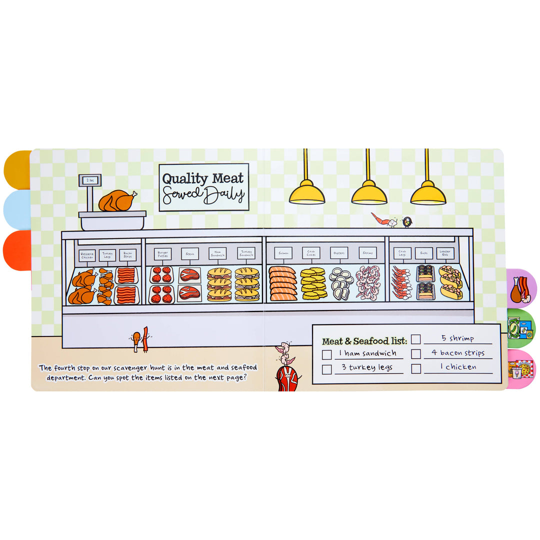 Grocery Store Scavenger Hunt Board Book