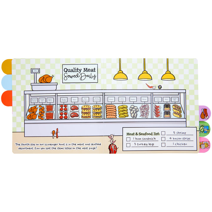 Grocery Store Scavenger Hunt Board Book