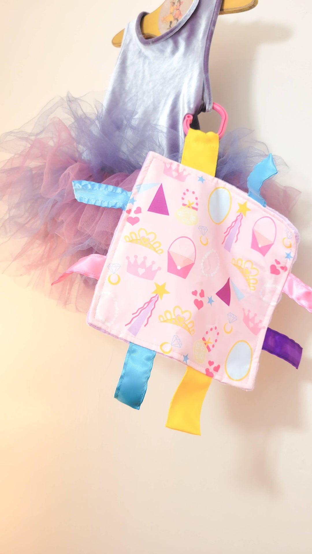 Baby Princess Dress Up Crinkle Tag Sensory Toy