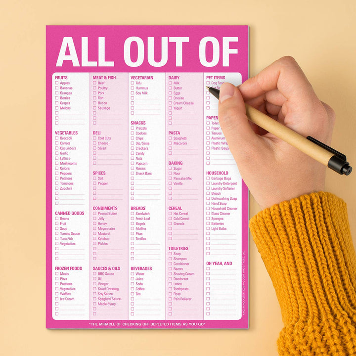 All Out Of Pad® with Magnet  (Pink / Original)