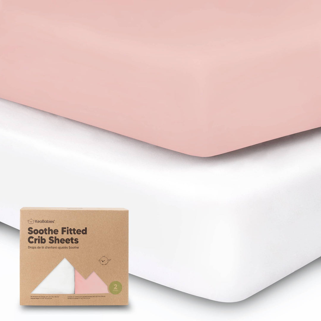 2-pack Organic Cotton Fitted Crib Sheet