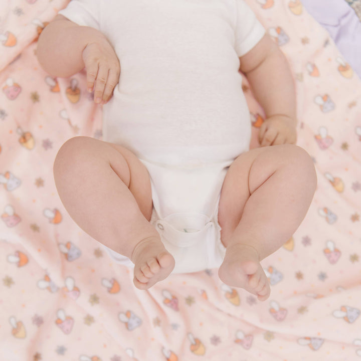Reversible Baby Blanket Mushy Love