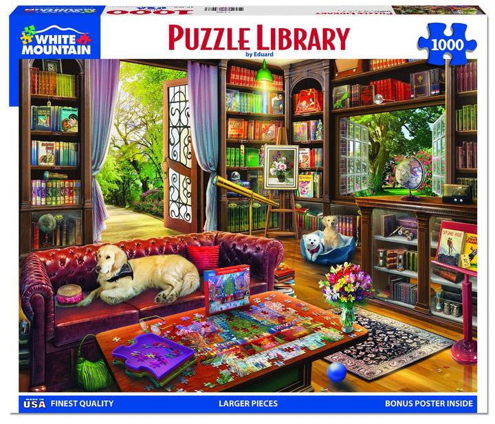 Puzzle Library (1796pz) - 1000 Piece Jigsaw Puzzle
