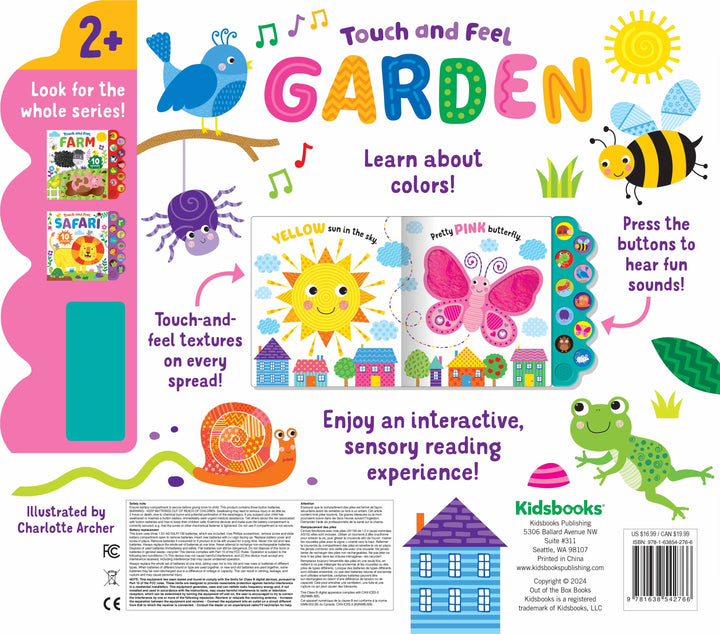 Touch & Feel: Garden (10-Button Sound Book)
