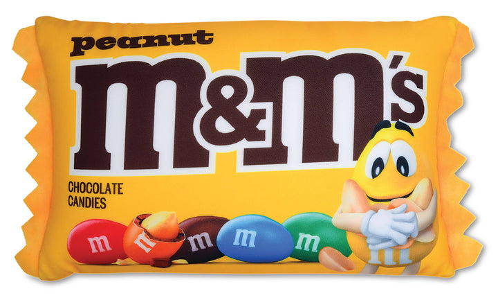 PEANUT M&M 12" MICROBEAD PLUSH