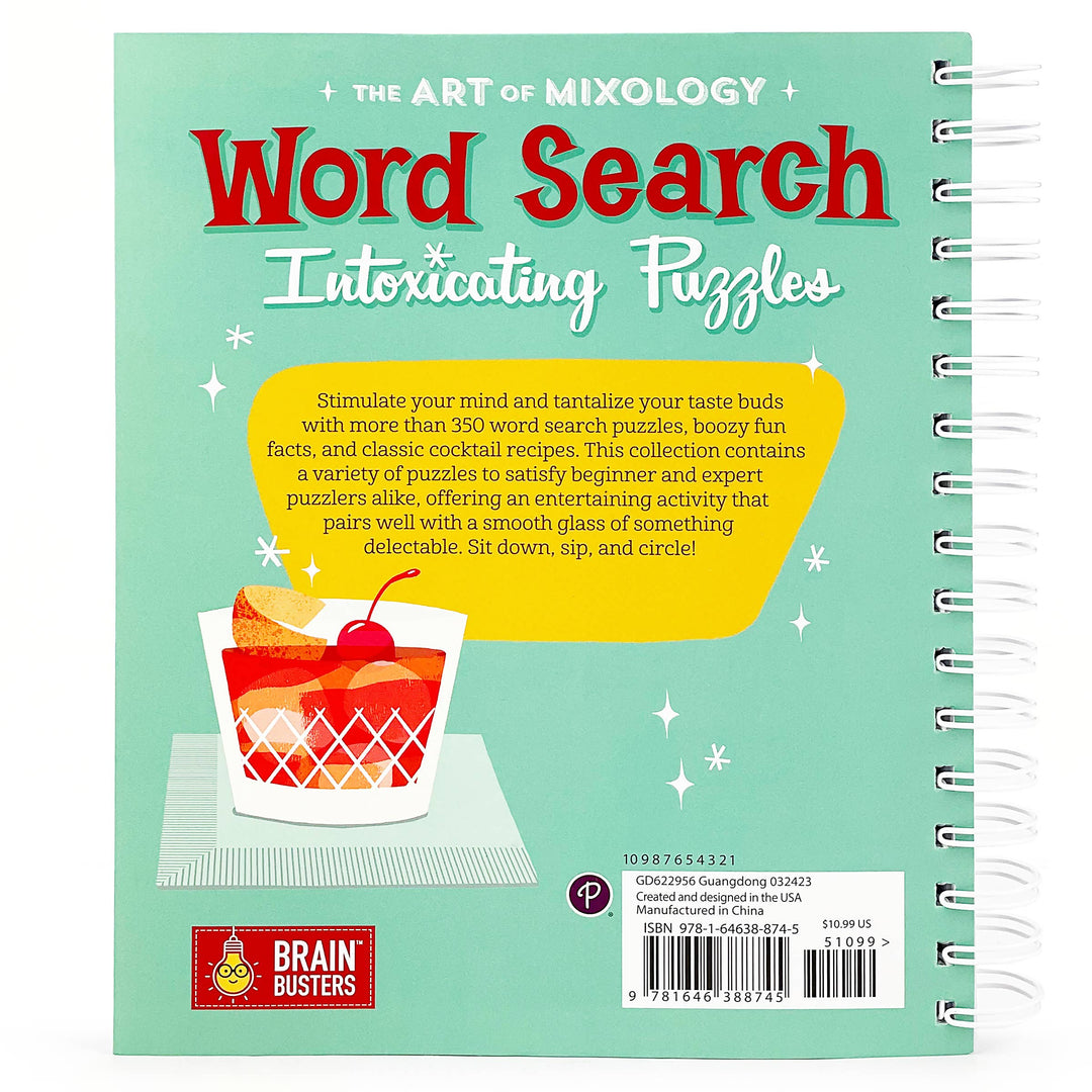 The Art of Mixology: Word Search Intoxicating Puzzles
