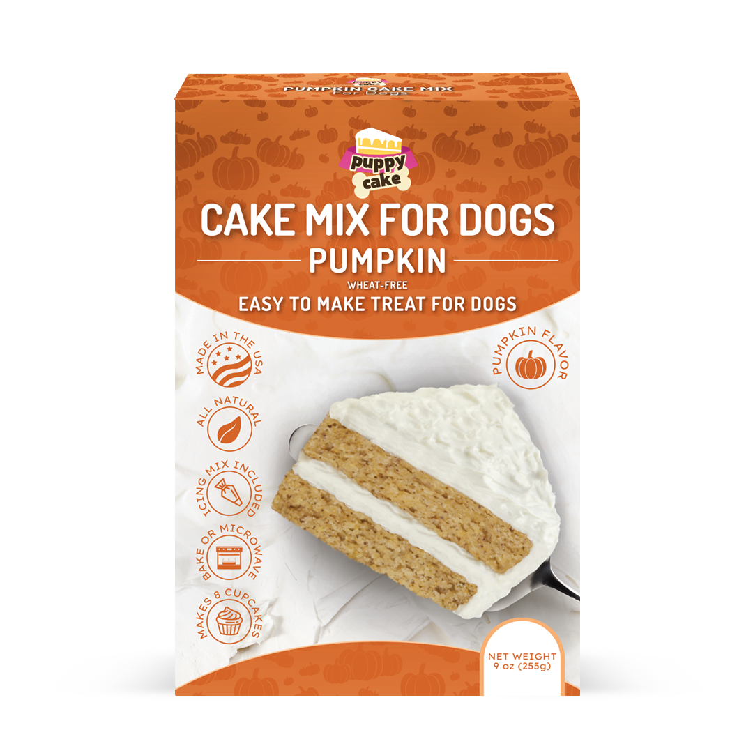 Puppy Cake Mixes with Icing