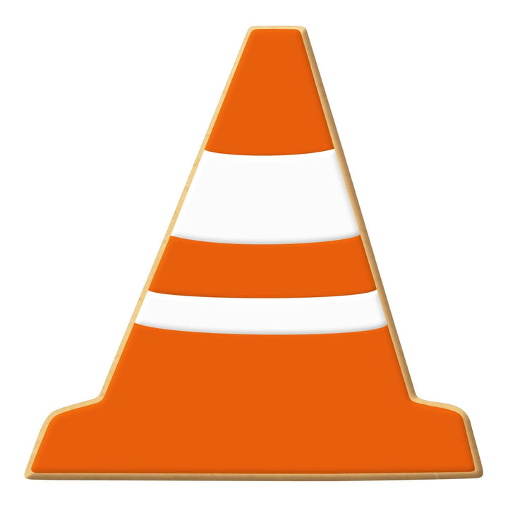 Traffic Cone Cookie Cutter 3.5 in B1634