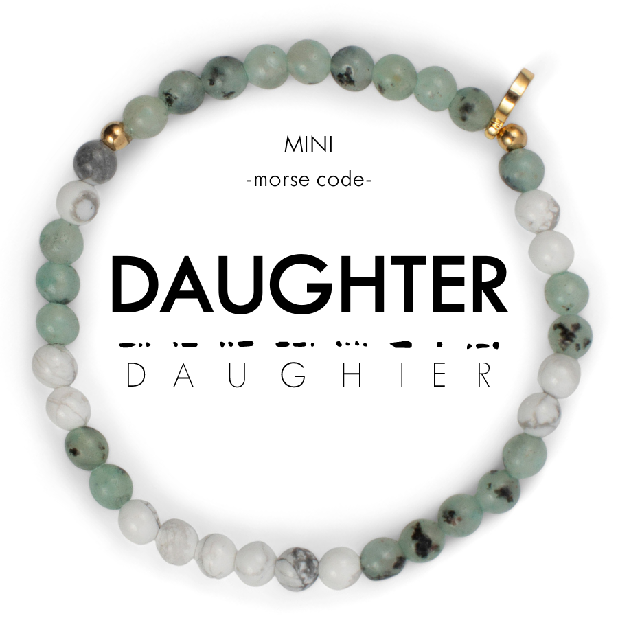 MINI Kids Morse Code Bracelet | DAUGHTER