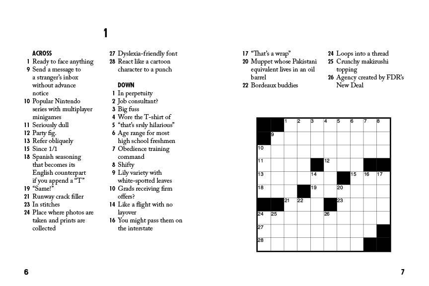 Sip & Solve Hard Mini Crosswords by Sid Sivakumar