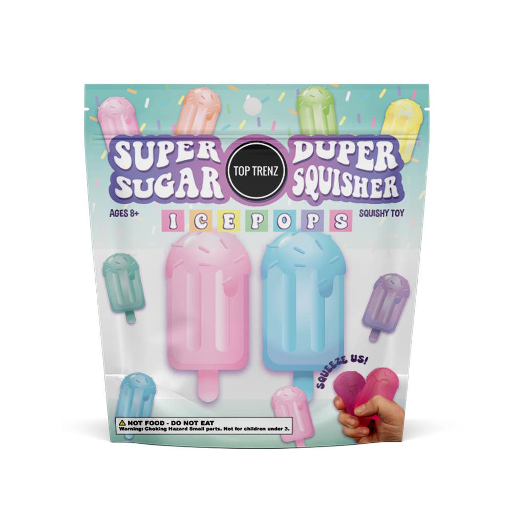 Super Duper Sugar Squisher -  Ice Pops 2 Pack Set