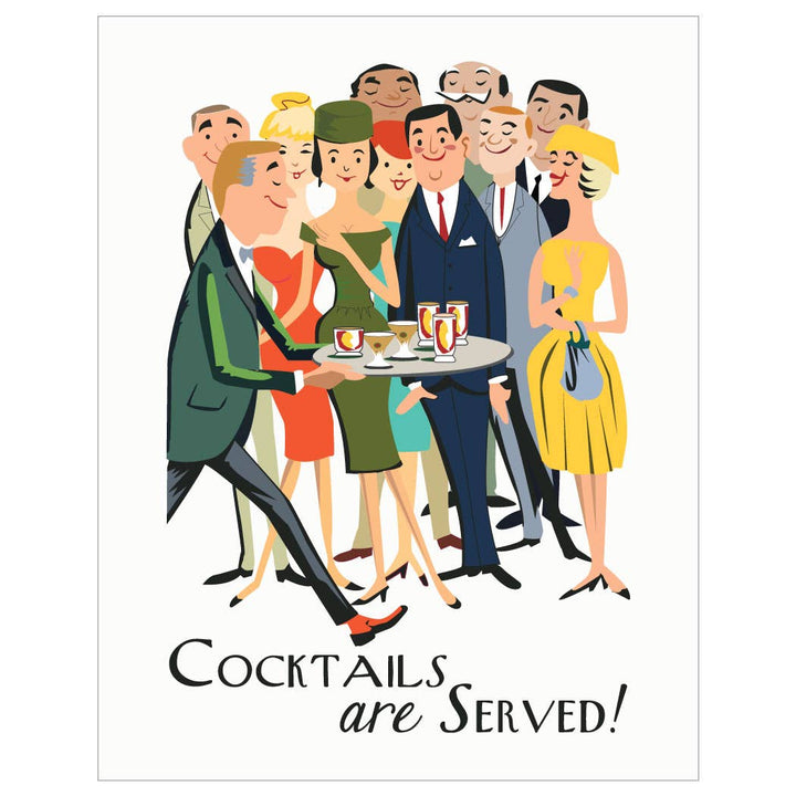 2.5'' x 3.5'' Cocktails Are Served Magnet