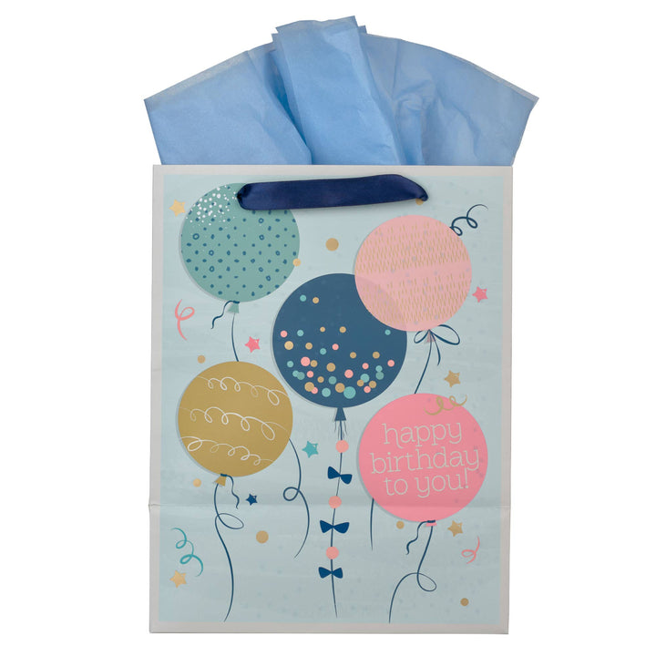 Rejoice Colorful Balloon Medium Gift Bag - Phil. 4:4