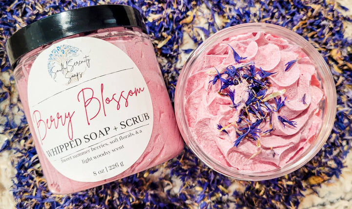 Berry Blossom Whipped Soap + Scrub