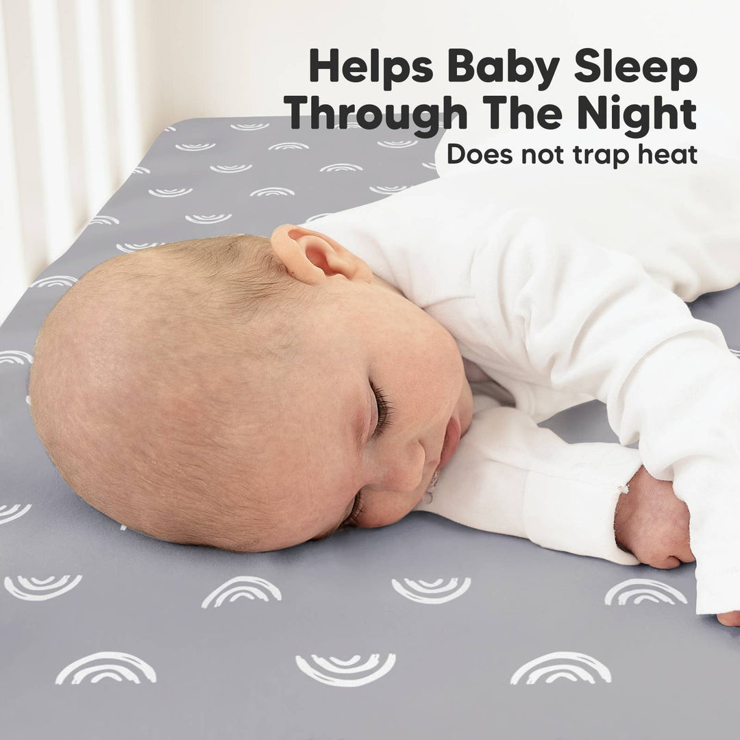 2-pack Organic Cotton Fitted Crib Sheet