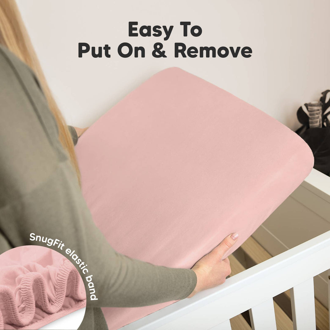 2-pack Organic Cotton Fitted Crib Sheet