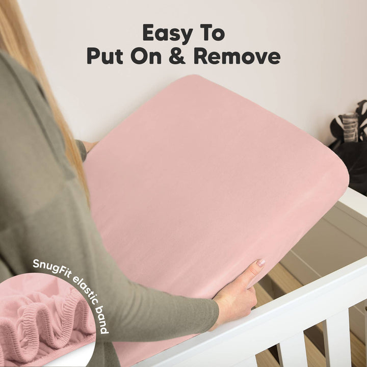 2-pack Organic Cotton Fitted Crib Sheet