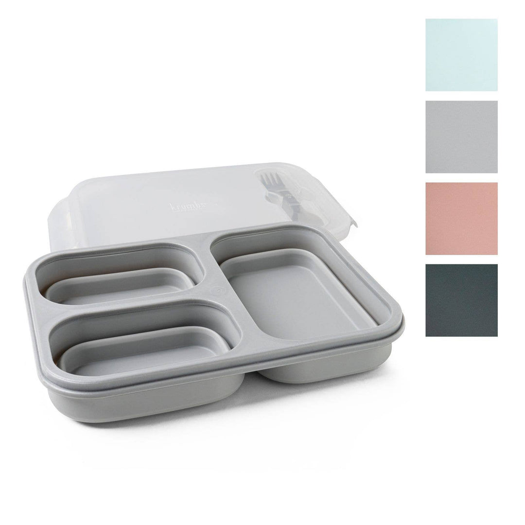 Krumbs Kitchen Collapsible Silicone Meal Prep Container Asst