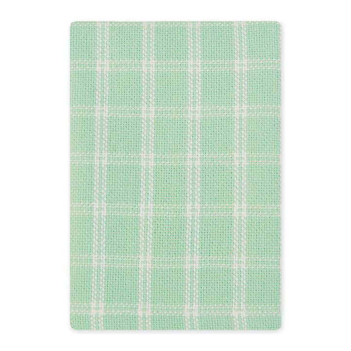 Spring Windowpane Plaid  Heavyweight Dishcloth Set of 3