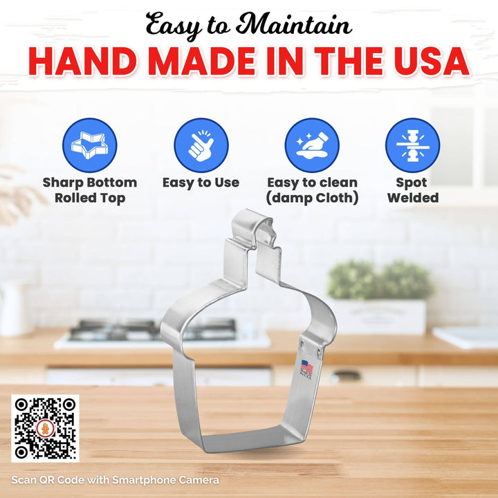 Cupcake Cookie Cutter 4 In. B1338