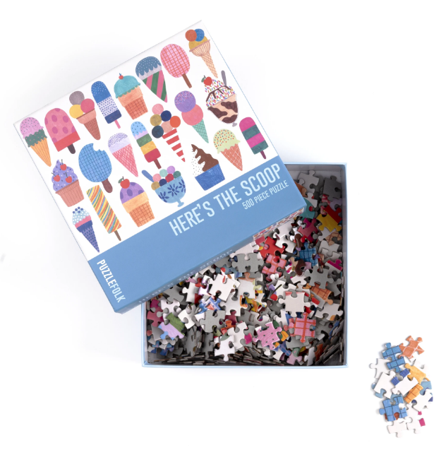 Here's The Scoop 500 Piece Puzzle
