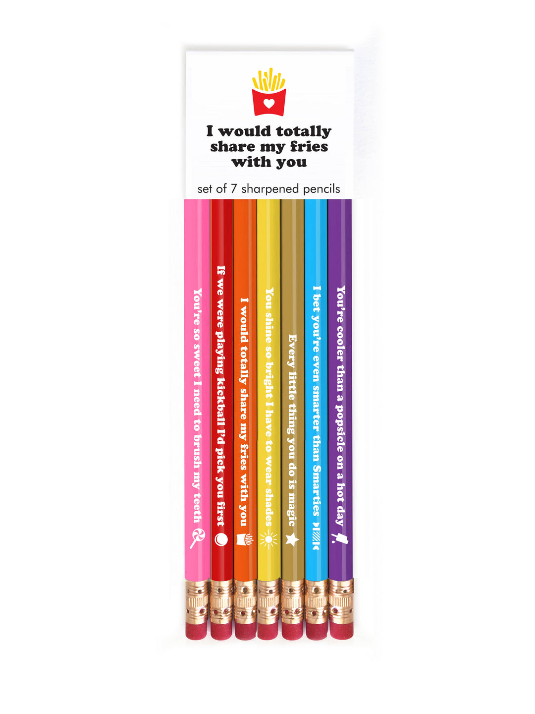 SHARE MY FRIES PENCIL SET