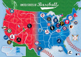 MLB - League Map 500 Piece Puzzle