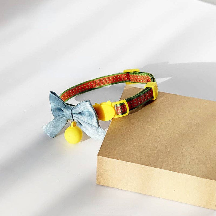 Mokka - Adjustable Collar with Bowknot & Bell