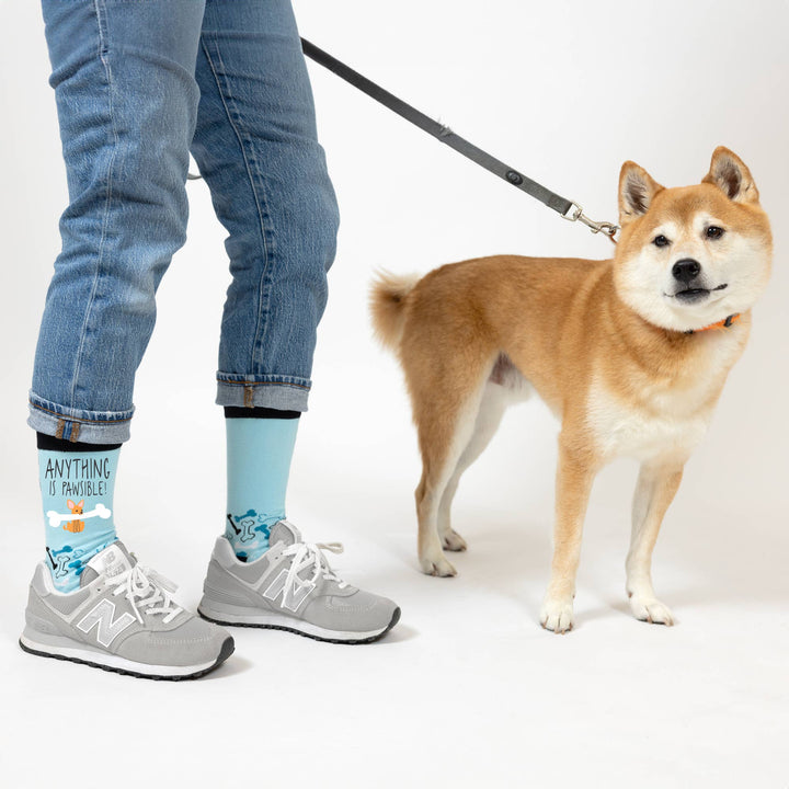 Pawsible - Unisex Crew Socks
Size: M/L