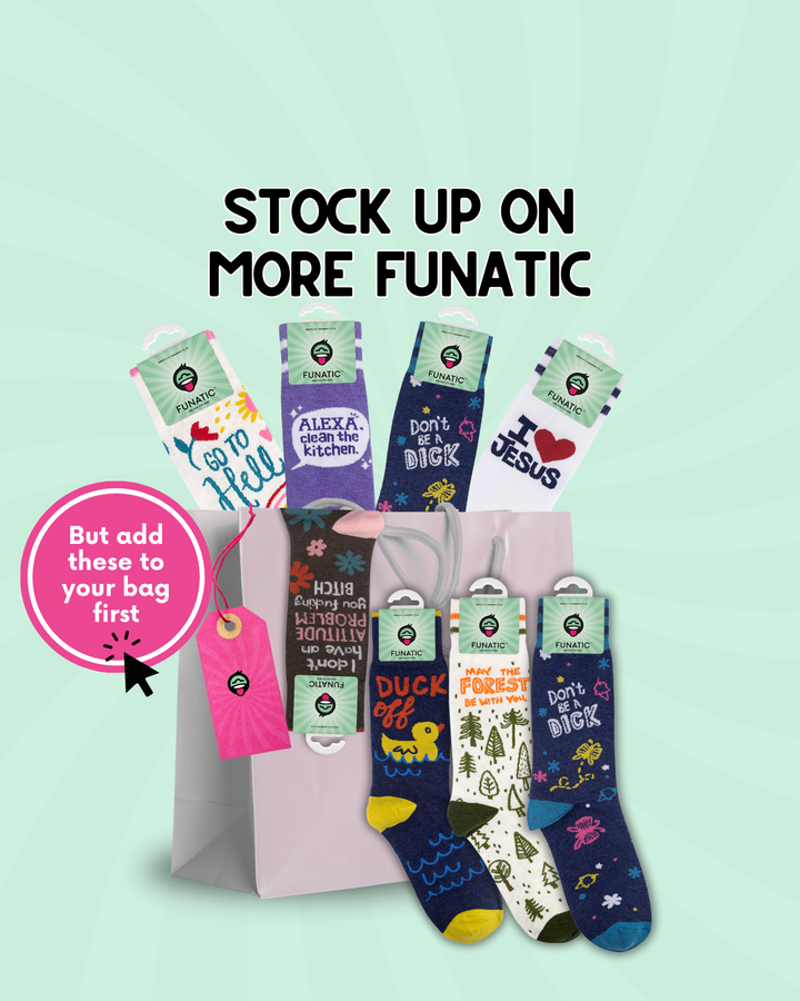 I Love Jesus (But I Cuss a Little) Socks | Funny Socks