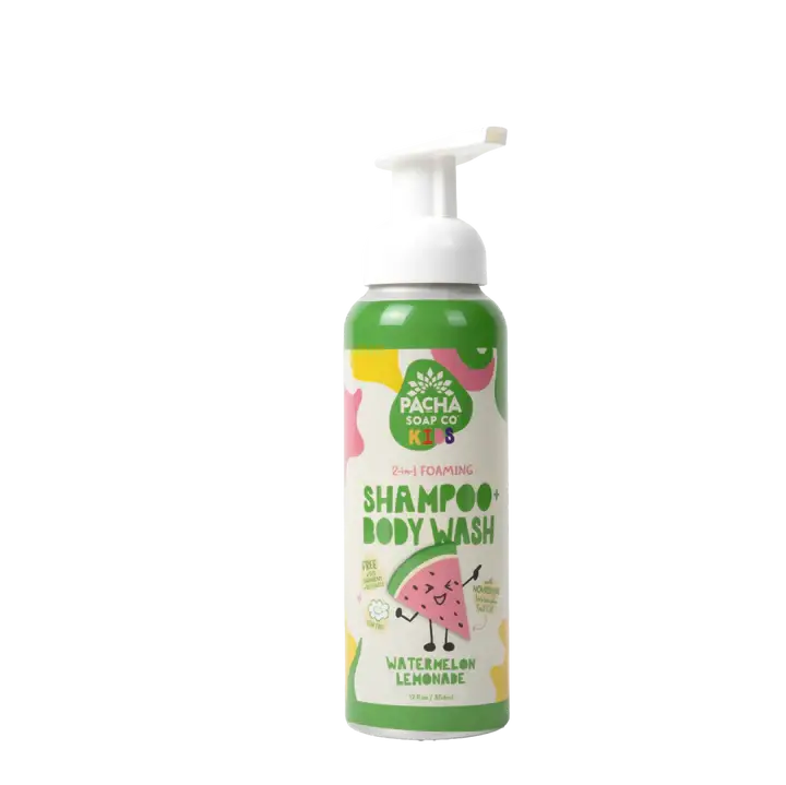 Kids, 2-in-1 Foaming, Shampoo + Body Wash Watermelon Lemonad