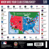 MLB - League Map 500 Piece Puzzle