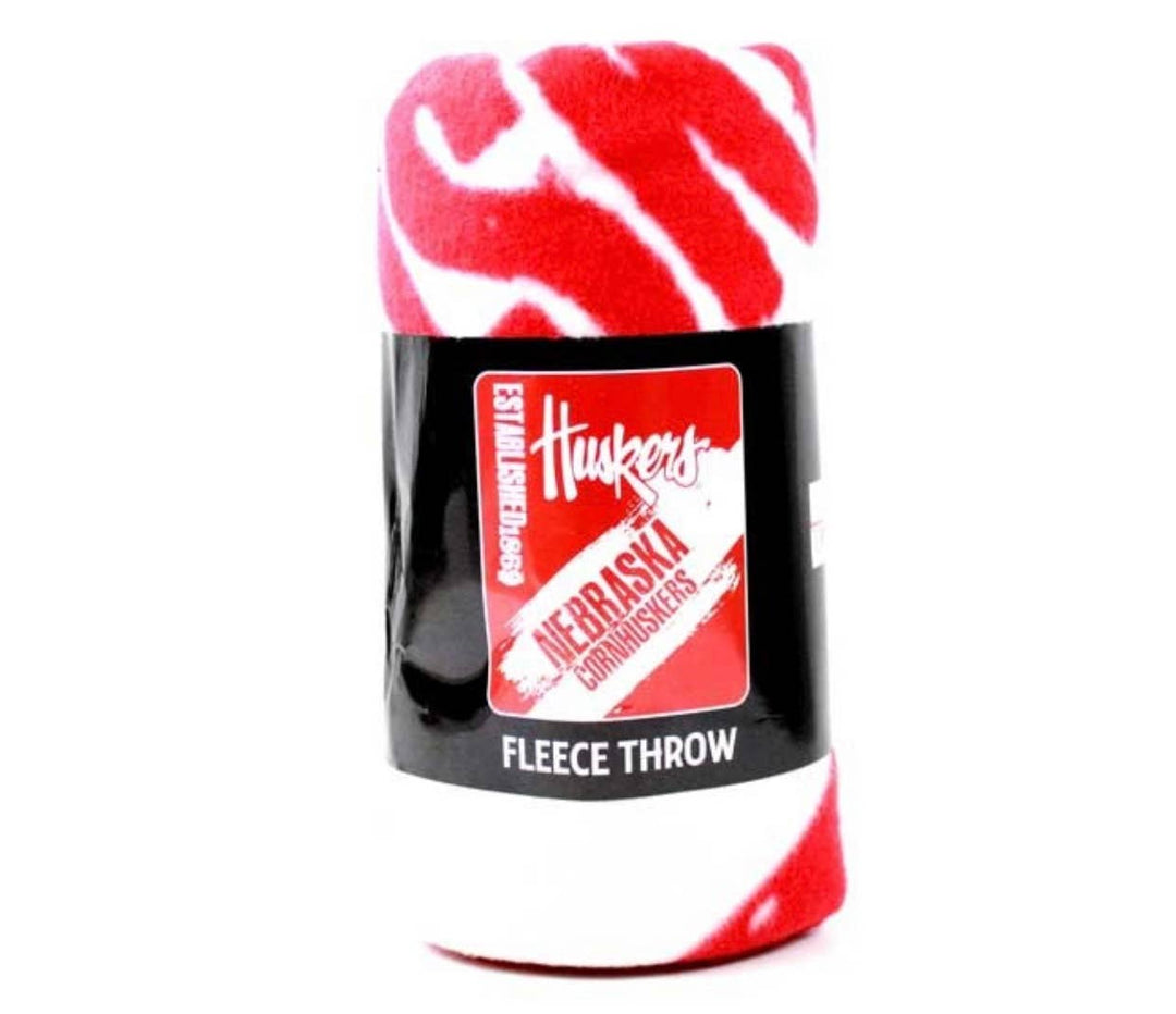 Fleece 50"x60"- Paint Style- Nebraska Cornhuskers Blanket