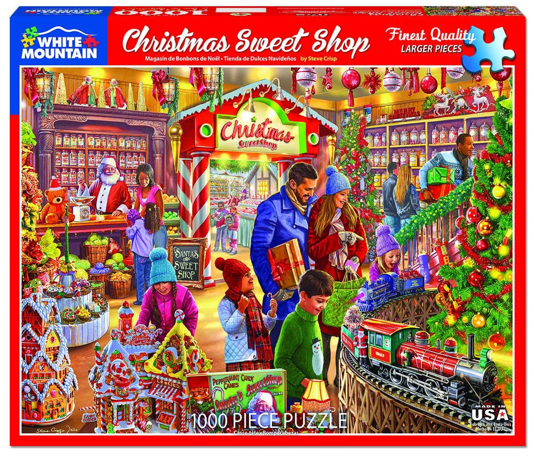 Christmas Sweetshop (1545pz) - 1000 Piece Jigsaw Puzzle