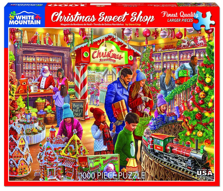 Christmas Sweetshop (1545pz) - 1000 Piece Jigsaw Puzzle