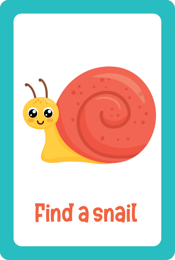 Nature Seek-and-Find Scavenger Hunt Cards