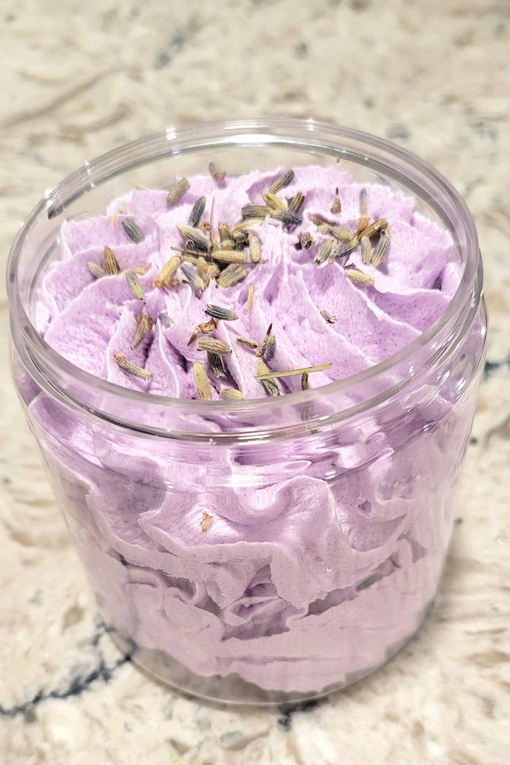 Lavender Lemongrass Whipped Soap + Scrub