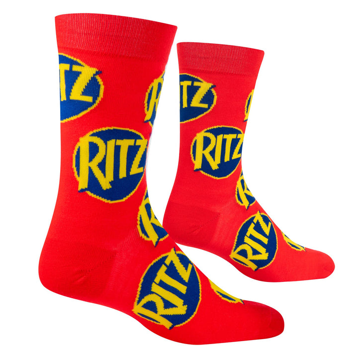 Crazy Socks - Mens Crew - Ritz Crackers