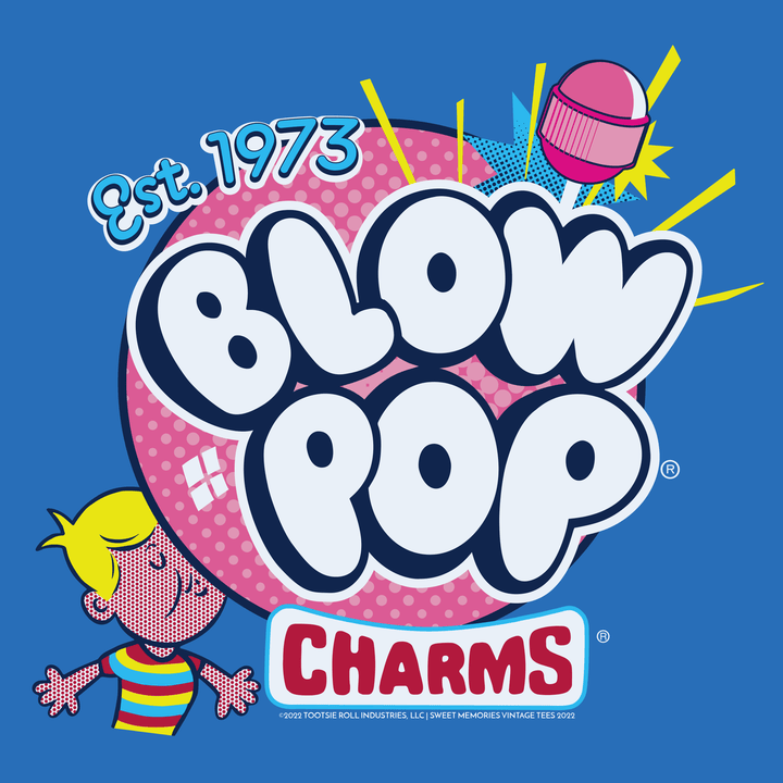 Blow POP Retro Charms Tee | Pop Art Inspired Tee