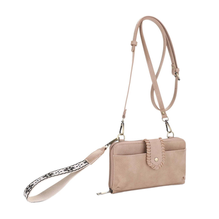 SV32087WW Jolie Crossbody Wallet With Boho Wrist Strap