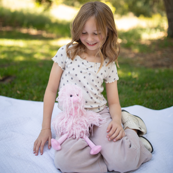 BHTB Feathers Pink Flamingo Plushie