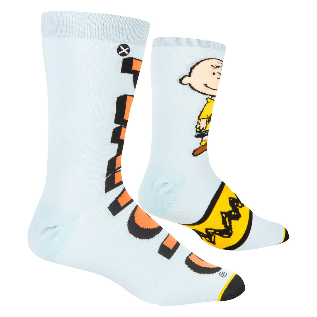 Peanuts Split - Mens Crew Straight