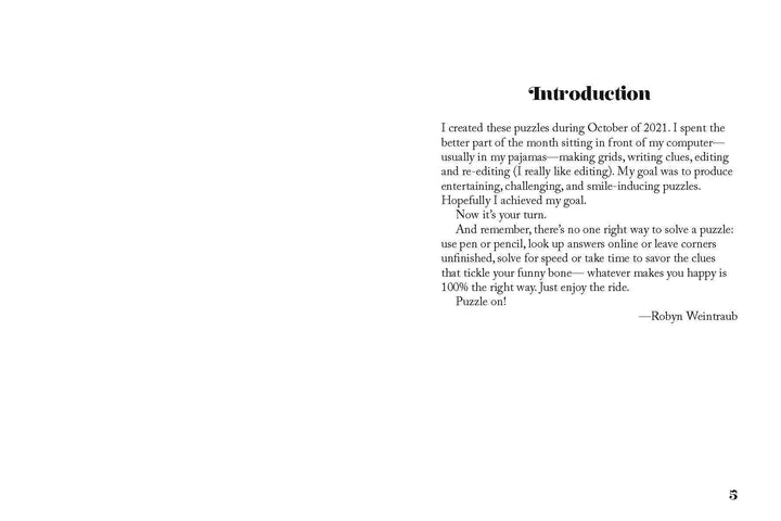 Sit & Solve Hard Mini Crosswords by Robyn Weintraub