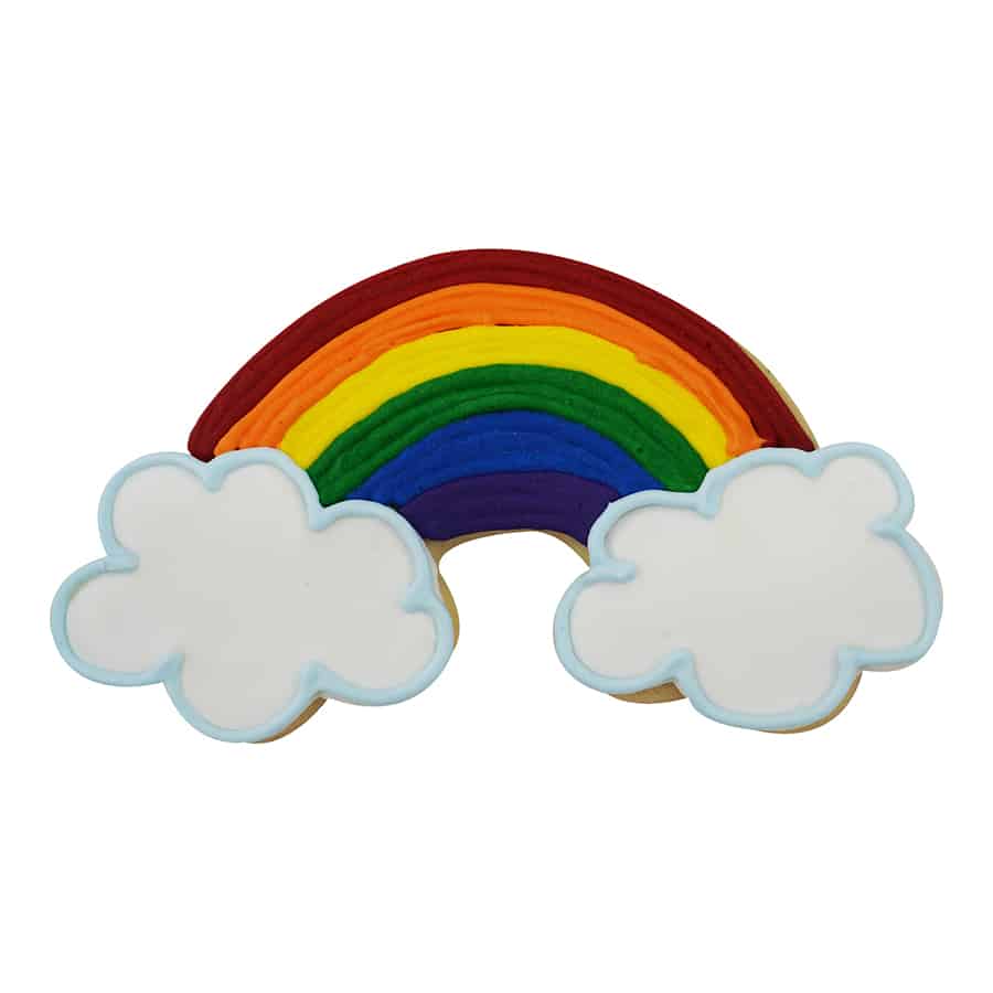 Rainbow Cookie Cutter (4.75")